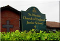 St Nicholas school nameboard, Newbury