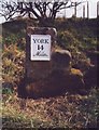 Old Milestone by the A166, Kirby Underdale