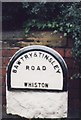 Old Milestone by the A631, West Bawtry Road, Rotherham