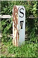 Old Milemarker by the Gloucester & Sharpness Canal, Frampton