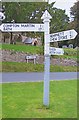 Direction Sign ? Signpost on The Street in Ubley