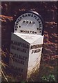 Old Milestone by the A618, Pleasley Road, Whiston