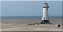 SJ1285 : Point of Ayr Lighthouse by Mat Fascione