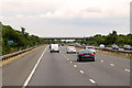 Southbound M5 near East Bower