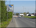 Approaching roundabout on Burnley Road (A678)