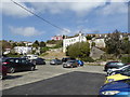 One of the car parks in Mevagissey