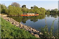 The edge of the reservoir