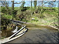 Ford and waterfall, Catlow Brook