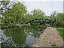 TL4457 : Coe Fen footbridge by John Sutton