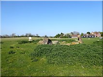 TQ9017 : Remains of St Leonard's Mill, Winchelsea by Simon Carey