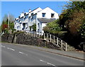 White house above the A40, Bwlch, Powys