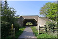 SK5205 : Cycle Route 63 and the Ivanhoe Trail passing beneath the M1 by Tim Heaton