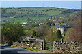 View over Calver from Curbar Hill