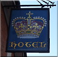 Sign for the Crown Hotel, Old Amersham 