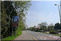 Entering Leicester on the A50