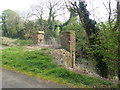 Ruined bridge over the Newry Canal between Lake Acton and Scarva