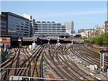 TQ2878 : Approaches to Victoria Station by Robin Webster