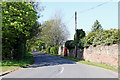 Patshull Road south of Albrighton in Shropshire