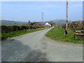 SJ1547 : Minor road near Bryneglwys by Eirian Evans