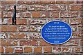 Lower Peover: Plaque on the original school building