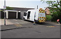 Wales & West Utilities van, Westfield Drive, Burnham-on-Sea