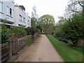 Walkway to River Thames, Brentford Dock