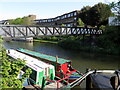 Grand Union Canal footbridge near Augustus Close, Brentford