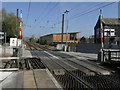 Cononley railway station, level crossing