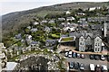 Harlech Castle: Looking east