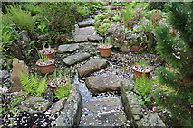 NX6851 : Stepping Stones at Broughton House Garden by Billy McCrorie
