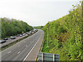 An empty southbound M23