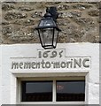 Inscription over cottage doorway in Cropton