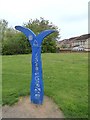 NT3371 : National Cycle Network milepost at Musselburgh Station by Oliver Dixon