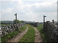 Footpath crossing Monksdale Lane