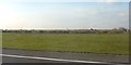 Between Taxiway Alpha & Runway at East End of Liverpool Airport