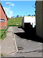 Side road towards a field, Abertysswg