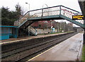 Hawarden railway station footbridge, Flintshire