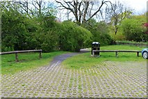 NO3801 : Path from car park, Letham Glen by Bill Kasman
