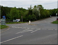 SO5517 : Crossroads in Whitchurch, Herefordshire by Jaggery