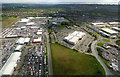 The Phoenix Retail Park from the air