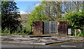 Roadside electricity substation in Abertysswg 