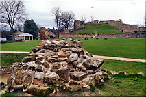 SE4622 : Pontefract Castle ruins by derek dye