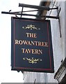 Sign for the Rowantree Tavern