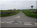 Road junction near Broughton Skeog