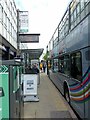 Tram replacement bus at Beastmarket Hill