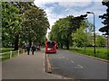 Bus on Haven Green