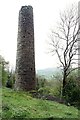 SJ1957 : Chimney of the Nant or Westminster lead mine by Alan Murray-Rust
