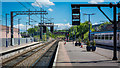 View east from Manchester Airport Railway Station