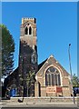 TQ3477 : Christ Church, Old Kent Road, Peckham by PAUL FARMER