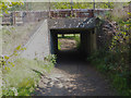 Underpass of kings lynn rail line